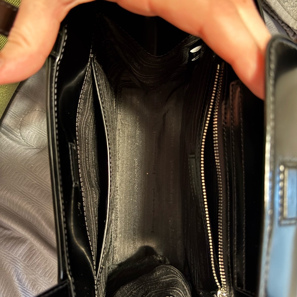 kate spade Black Patent Leather Satchel - Picture 7 of 10